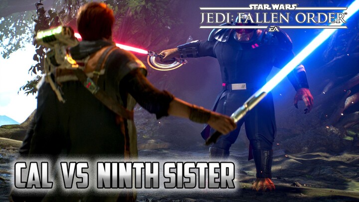 STARWARS JEDI: FALLEN ORDER Cal vs Ninth Sister Boss Fight Scene