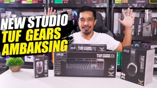 Asus TUF Gaming Peripherals Pasilip ng New Studio Setup Background with first LIVE UNBOXING Format