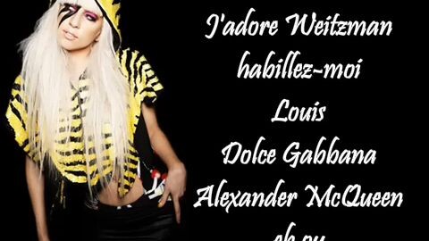 fashion song by lady gaga (2009) Fame