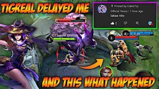 TiGREAL Delaying Me And This What Happened! | Agressive Fanny in RANKED MODE ( EPiC AGAiN ) MLBB