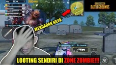 MENDADAK KAYA LOOTING DI ZONE ZOMBIE!!! | ZOMBIE MODE | Gameplay - PUBG Mobile Indonesia