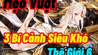 [Genshin Impact ] Mẹo Vượt 3 Bí Cảnh Siêu Khó Thế Giới 6 :  Hoa Trì Nham Khúc, Cô Vân Lăng Tiêu