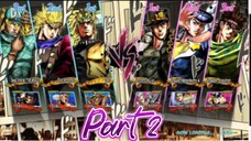 Dio VS Joestar Family - Team Battle Part 2