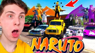 COLECCIONANDO COCHES de NARUTO en GTA 5!! 😱💥 (Increible)