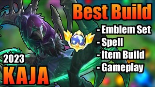 KAJA BEST BUILD 2023 | TOP 1 GLOBAL KAJA BUILD | KAJA - MOBILE LEGENDS | MLBB