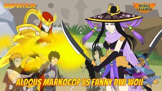 MOBILE LEGENDS ANIMATION | ALDOUS MARKOCOP VS FANNY DWI WOII CUSTOM ROOM