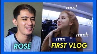 ROSÉ BAKING VLOG REACTION | HER FIRST EVER VLOG