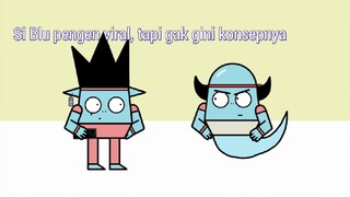 si Blu pengen viral | animasi