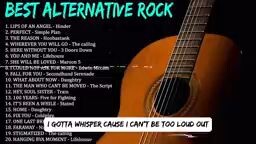 BEST ALTERNATIVE ROCK 2000s Hinder, Simple Plan, Hoobastank, The Calling, Linkin Park, Creed