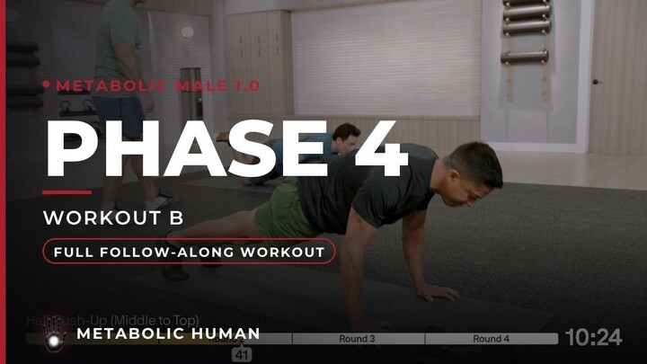 15-MIN Fat Burn Workout for Men 男士全身燃脂跟练 | Metabolic Male 1.0 - Phase 4 Workout B