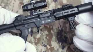 [81 Brother] Melarikan diri ke dalam kegelapan! Kit Senapan Senyap QBZ193 Seri Model Senjata 1/6 Bua
