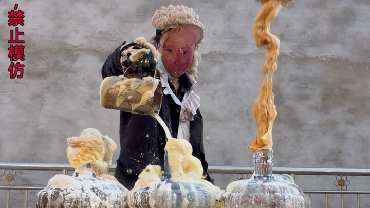 ยาสีฟันช้างหลากสีขยาย 1000 เท่า