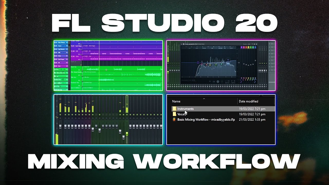 FL Studio 20 - Mixing Workflow For Beginners | Tagalog - Bilibili