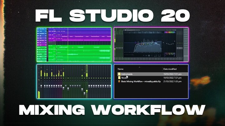 FL Studio 20 - Mixing Workflow For Beginners | Tagalog