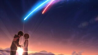 [1080p+/60 frames] Come to your world across time, please let me stay by your side (The Garden of Words/Your Name/Weathering With You)