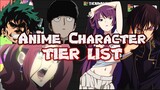 Anime Character TIER LIST | Sh*T on YOUR favourite ANIME CHARACTER!