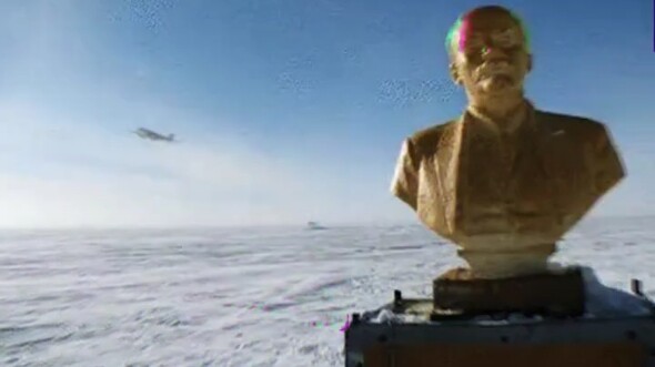 To this day, the Lenin statue erected by the Soviet expedition back then still stands tall—and it fa