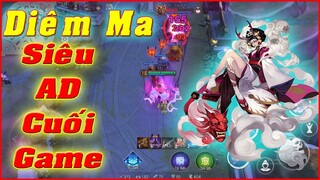 🌸Onmyoji Arena: Diêm Ma - AD Kiêm Pháp Sư Cuối Game Tuyên Bố Vô Địch, AD Ăn Mục Tiêu Lớn