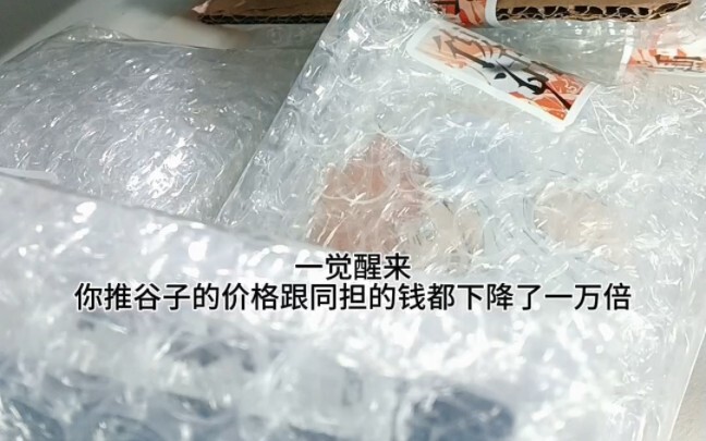 固团清货开箱｜一觉醒来，你推谷子的价格跟同担的钱都下降了一万倍