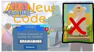Tất cả các code trong Boss Fighting Simulator - All New Boss Fighting Simulator Codes