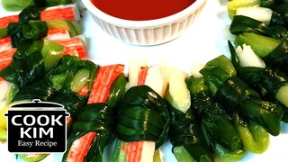 side dish of wine with scallions, 혼술 | 쪽파 강회 | 술안주로 최고