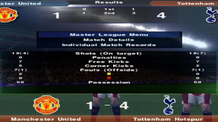 PREMIER LEAGUE™ 2014/2015 |MANCHESTER UNITED vs TOTTENHAM HOTSPUR| (NOVEMBER~MATCH 14-38)