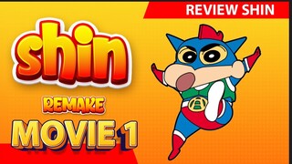 Shin Movie 1 Action Kamen Đối Đầu Ma Vương Áo Tắm  🤖 Review Shin Cậu bé bút trì