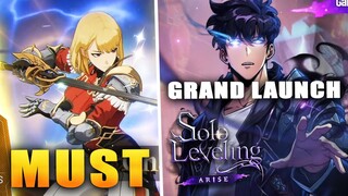 [Solo Leveling Arise] CHA IS A MUST SUMMON!!!!!! GRAND LAUNCH UPDATE ALL DETAILS!