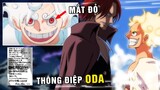 Tiết lộ về One Piece 1054 , Thông điệp của tác giả ODA , Rò rỉ màu mắt Đỏ rực Gear 5 của Luffy