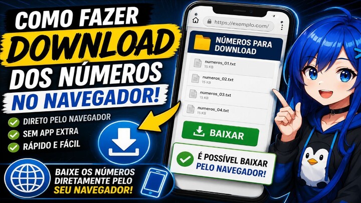 Como Fazer Download dos Números pelo Navegador: Baixe Diretamente no PC
