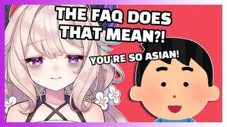 Whenever Asian Being Called as "You're so Asian" [Nijisanji EN Vtuber Clip]