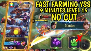 NO CUT FULL ROTASI FAST FARMING YI SUN SHIN 9 MENIT LEVEL 15