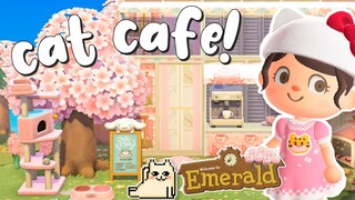 fairycore cat themed CAFE! 🐱☕ *animal crossing build