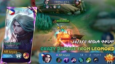 Crazy Damage From Leomord Instant Kill | 14/1/2 KDA Leomord jungler | The Best Gameplay Leomord