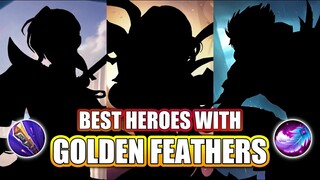 3 HEROES THAT NEEDS GOLDEN FEATHER