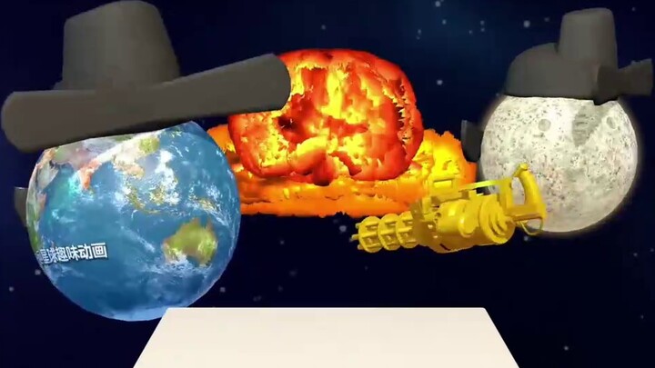 3D Planet Animation - Little Braised Egg Eating Broadcast 8