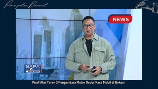 viral aksi teror 3 pemotor di bekasi