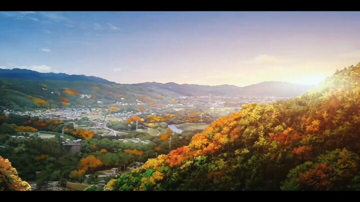Flying Leaves (Anime Autumn Scenery) Full HD 1080p