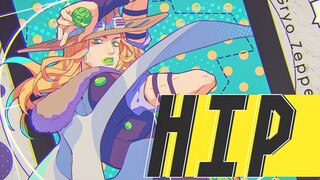 [Jojo/Meme] Bài "Hip" lồng hình ảnh nhân vật Gyro Zeppeli [SBR]