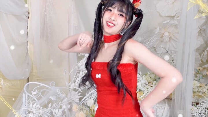 Bộ đồ màu xanh × phiên bản Giáng sinh—vừa tăng cân [Dan Danzai]