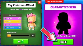 *NEW* TOY CHRISTMAS WHEEL + FREE SKIN IN SHOP STUMBLE GUYS