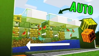 CARA MEMBUAT SIMPLE AUTO MELON & PUMKIN FARM - MINECRAFT INDONESIA