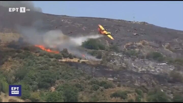Just a few hours ago, a firefighting plane tragically crashed while fighting a wildfire on the Greek