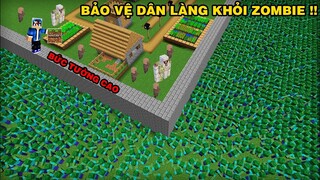 Mình Đã Chế Tạo Vũ Khí | Bảo Vệ Dân Làng Cùng Golem | TRONG MINECRAFT PE..!!