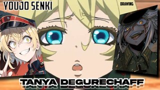 Tanya Dari Anime Youjo Senki☠[Draw]