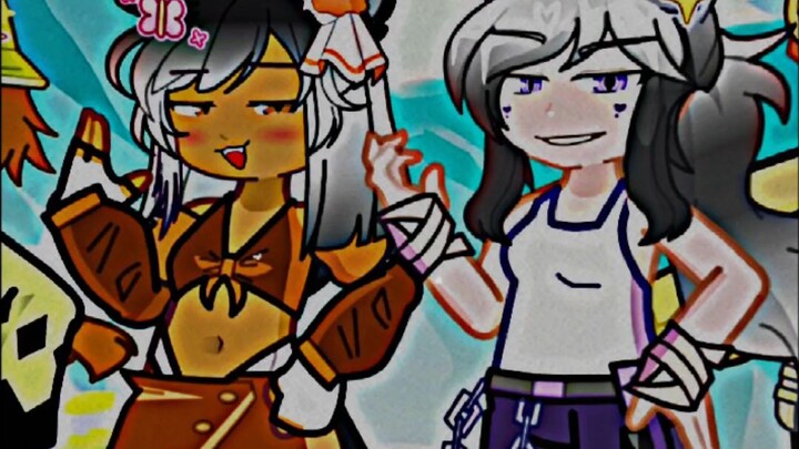 Jade and Betty 🧡💜🧡💜