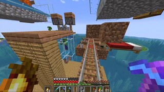 20+ JAM BIKIN KASTIL MELAYANG DI MINECRAFT SURVIVAL PART 1