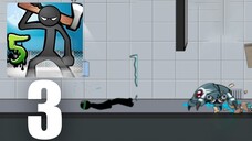 Anger of stick 5 : zombie Part 3 : Level 6 + Robots Fights Back (Android/iOS Gameplay Walkthrough)