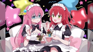 [Dynamic Wallpaper] Come in and see Kita-chan and Pochi in maid costumes~