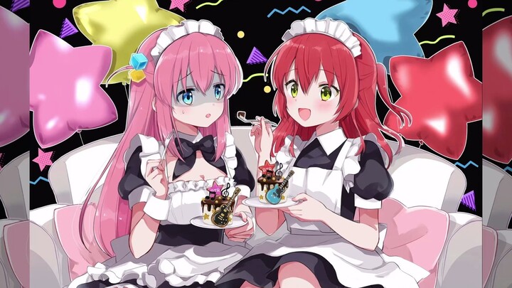 [Dynamic Wallpaper] Come in and see Kita-chan and Pochi in maid costumes~